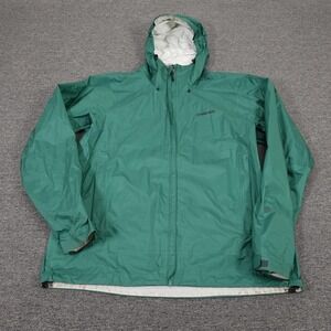 Patagonia H2No Torrentshell Jacket Mens XL Green Hooded Rain Waterproof Full Zip